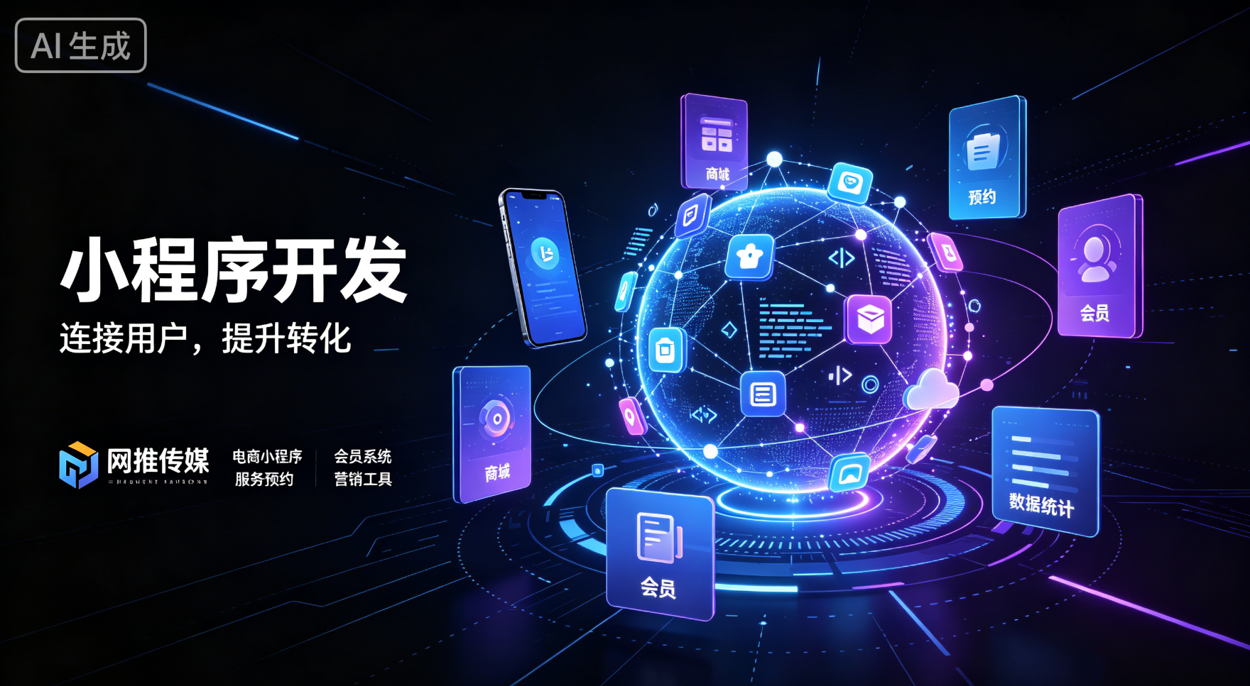 小程序开发界面功能展示截图